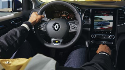 Steering wheel, interior - MEGANE R.S. Line