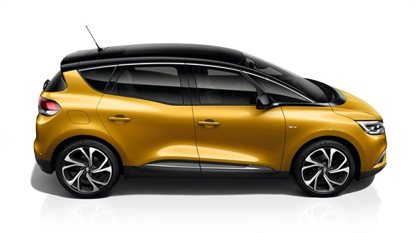 Renault SCENIC - Vue de profil du véhicule